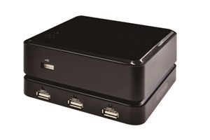 NUCの拡張に最適なUSB2.0ハブ搭載2.5インチHDDケース、アユート「NUCの重箱」