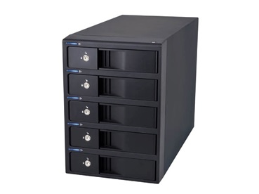 最大容量20TB、5台のHDDを搭載できる外付けケース、センチュリー「裸族の集合住宅5Bay」にSATA3.0モデル追加