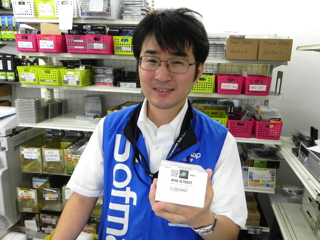ソフマップリユース総合館の宮澤さん