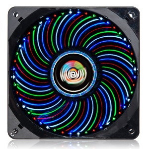 ENERMAX、4色に輝く48LED内蔵120mmケースファン「T.B.VEGAS QUAD」