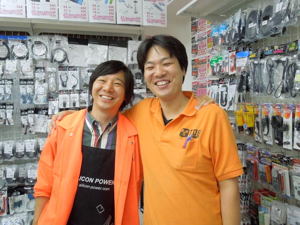 東映ランド 西出さん（左）と中村さん（右）