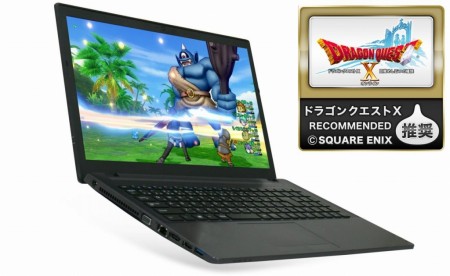 フェイス、GeForce GT 750M標準の「ドラゴンクエストX」推奨15.6インチゲーミングノートPC発売