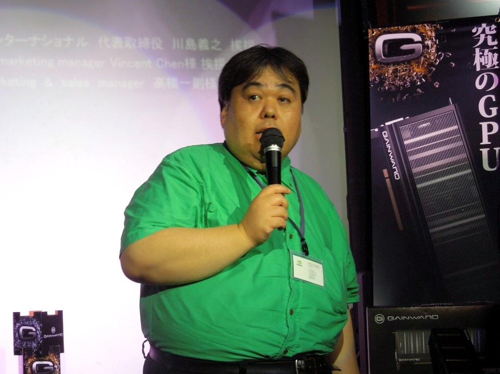 NVIDIA channel marketing & sales managerの高橋一則氏