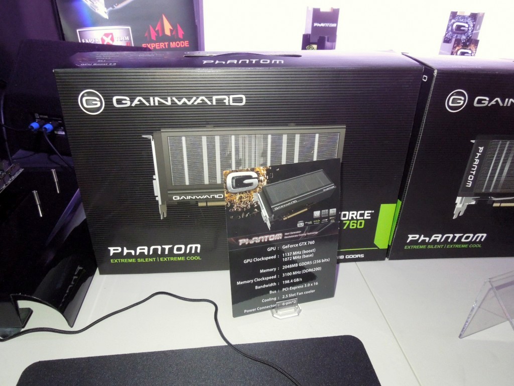 ミドルレンジの新型「Phantom」クーラー搭載モデル。GTX 760カード「NE5X760H1042-1042P」（市場想定売価29,800円前後）