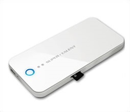 microSDで容量を拡張できるWi-Fi対応モバイルストレージ、Super Talent「Wi-Cap」