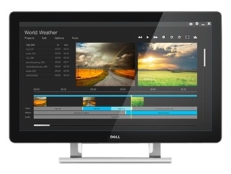 デル、LEDバックライト採用の低消費電力マルチタッチ液晶、「P2714T」「E2014T」発売