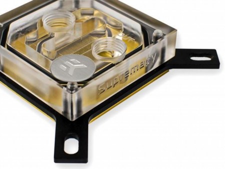 ゴージャス！EK Water Blocks、最上位水冷ヘッド「EK-Supremacy Clean CSQ」の金メッキver.発売
