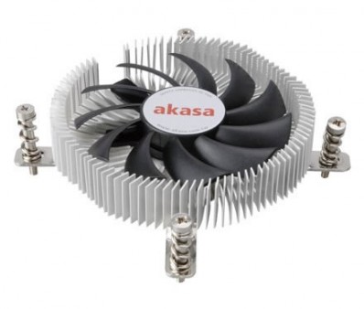 高さ21mmの超ロープロファイルCPUクーラー、Akasa「AK-CC7129EP01」登場