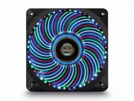 48個の4色LED搭載。5パターンに発光するENERMAXの幻想的120mmファン「UCTVQ12P」明日から発売
