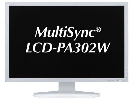 NEC、独自LEDバックライト採用のグラフィックス向けプロ仕様液晶「MultiSync LCD-PA302W」リリース