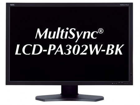 NEC、独自LEDバックライト採用のグラフィックス向けプロ仕様液晶「MultiSync LCD-PA302W」リリース