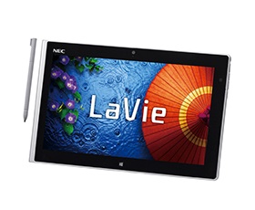 NEC、重量約590g、厚さ9.8mmのWindows 8タブレット「LaVie Tab W」9月26日発売