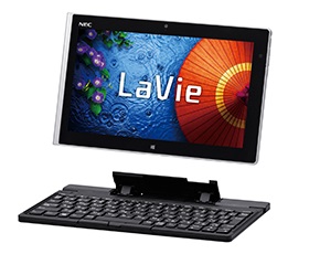 NEC、重量約590g、厚さ9.8mmのWindows 8タブレット「LaVie Tab W」9月26日発売