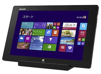 10.1インチWQXGA IGZO液晶採用のWindows 8.1タブレットPC、シャープ「Mebius Pad」