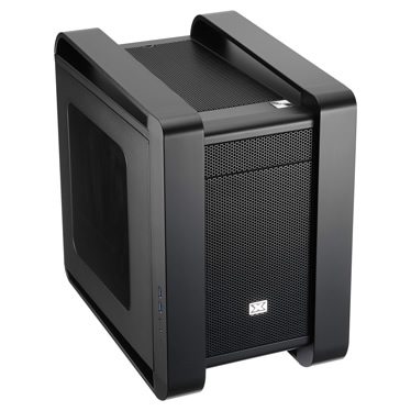 COMPUTEXで見つけたCube型MicroATXケース、XIGMATEK「Aquila」デビュー