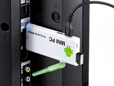差し込むだけでディスプレイをスマートTVに。スティック型Android端末がサンワダイレクトから