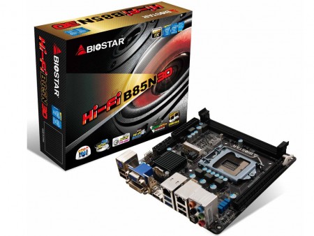 ホームシアターPCに最適なMini-ITXマザーボード、BIOSTAR「B85N 3D」