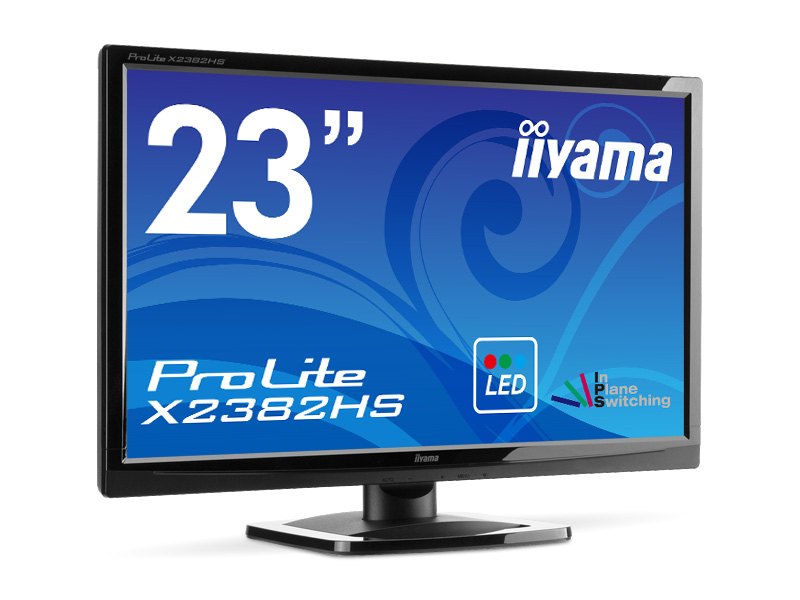 iiyama IPS方式パネル ホワイトLEDバックライト搭載 23型ワイド液晶