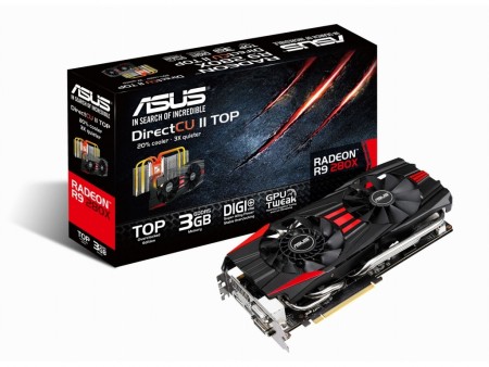 ASUSTeK、「DirectCU II」採用のRadeon R9/R7 200シリーズ搭載グラフィックスカード3モデル