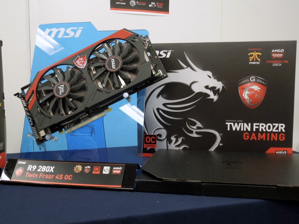 現時点の「Radeon R9」シリーズ最上位にあたるR9 280X搭載グラフィックスカード「R9 280X Twin Frozr 4S OC」。AMDから299ドルとリリースされたGPUだが、豪華仕様のおかげでやや割高に。その分耐久性とパフォーマンスは折り紙つきだ