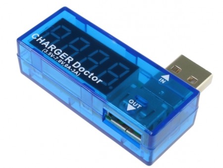 USB機器のトラブルを簡単チェック、電流・電圧チェッカーが上海問屋から