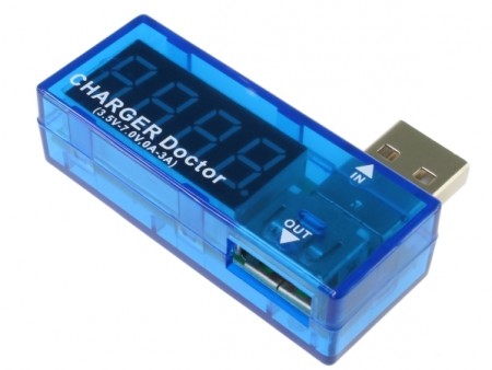 USB機器のトラブルを簡単チェック、電流・電圧チェッカーが上海問屋から