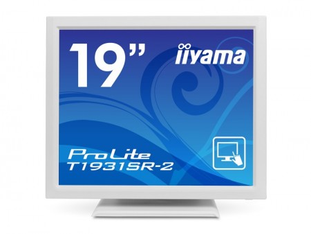 汎用性の高い「抵抗膜方式」タッチパネル採用19インチスクエア液晶、iiyama「ProLite T1931SR-2」