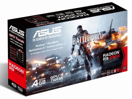 ASUSTeK、オーバークロックツール同梱のR9 290X「R9290X-G-4GD5」など2種