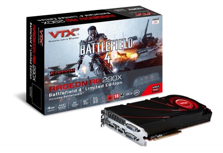 VTX3D、Radeon R9 290X OCモデル発表。「バトルフィールド4」同梱の限定パッケージもラインナップ