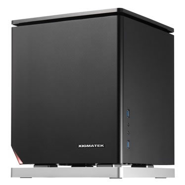 思わず現物が見たくなるCube型Mini-ITXケース、XIGMATEK「Nebula」