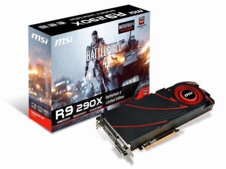MSIより、リファ仕様のRadeon R9 290Xグラフィックス「R9 290X 4GD5」リリース。BF4同梱版も