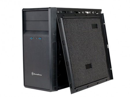 SilverStone、吸音材採用の静音向けエントリーミニタワー「PS09」リリース