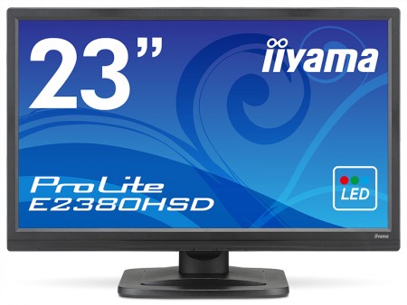 iiyama、ホワイトLEDバックライト採用の省電力23インチワイド液晶「ProLite E2380HSD」