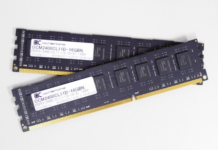 Hynix MFRチップ採用のDDR3-2400メモリ、OCMEMORY 「OCM2400CL10D-8GBN」