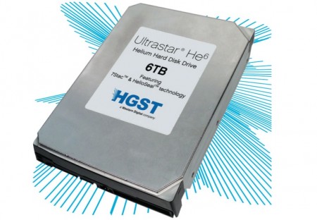 ヘリウム充填により6TBの大容量を実現した3.5インチHDD、HGST「Ultrastar He6」