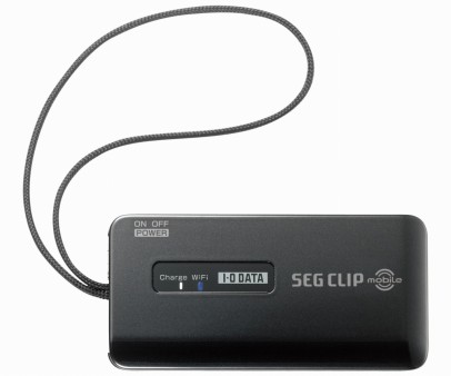スマホ・タブレットにワンセグ機能を追加できるワイヤレスチューナー、アイ・オー「SEG CLIP mobile」