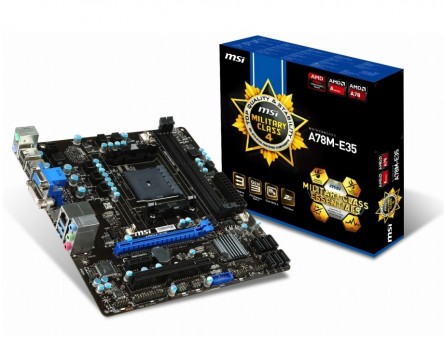 最新チップセットA78採用のSocket FM2+マザーボード、MSI「A78M-E35」発売