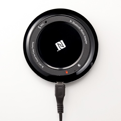 かざすだけで繋がるNFC搭載Bluetoothレシーバー、サンワダイレクト「400-BTAD003」発売開始