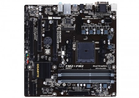GIGABYTE、A75チップ採用のSocket FM2+マザーボード「GA-F2A75M-D3H REV3」