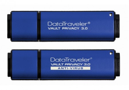 256ビットAES暗号化機能を搭載したUSB3.0メモリ、Kingston「DataTraveler Vault Privacy 3.0」