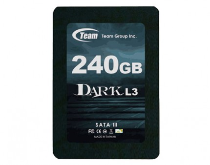 PHISON「PS3108-S8」コントローラ搭載のSATA3.0 SSD、Team「Dark L3 SSD」シリーズ