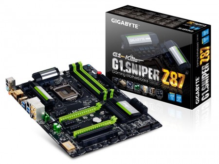 CFD、Intel Z87チップ採用のゲーミングマザーボード、GIGABYTE「G1.Sniper Z87」近日発売