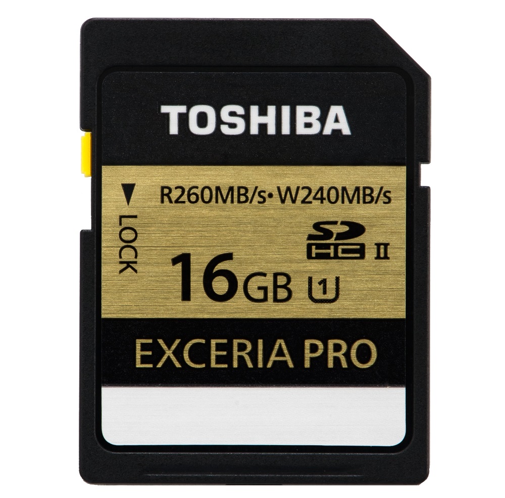 東芝、世界最速書込240MB/secのUHS-II対応SDHCカード「EXCERIA PRO」11月16日発売