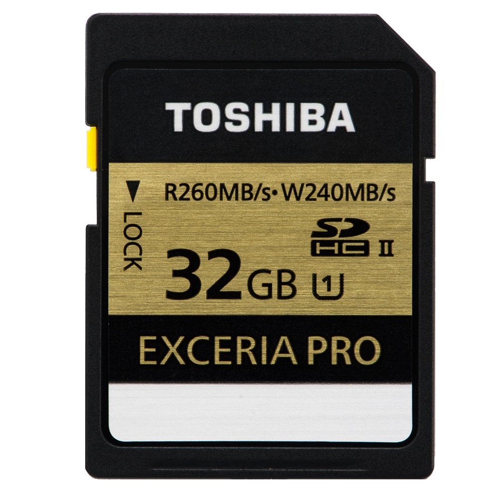 東芝、世界最速書込240MB/secのUHS-II対応SDHCカード「EXCERIA PRO」11月16日発売