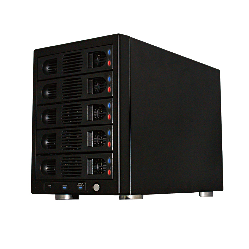 MARSHAL、最大20TBまで拡張できるRAID対応HDDケース「RAID TOWER 5」など2種リリース