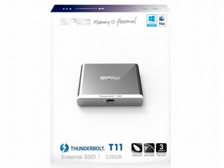 Silicon Power、世界最小・最軽量のThunderbolt対応SSD「Palm Drive Thunder T11」正式リリース