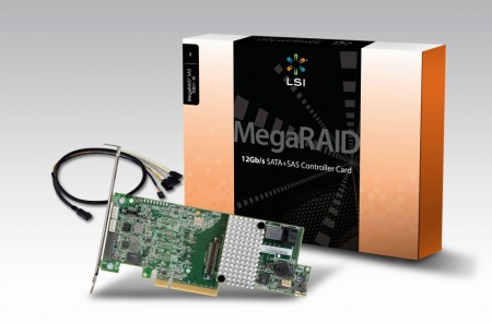 LSI、実売30,000円台から購入できるSAS 12Gbps対応のRAIDカード「MegaRAID SAS 9300」