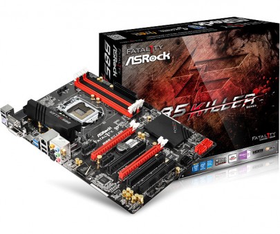 ASRock、Killer E2200搭載のIntel B85ゲーミングマザーボード「Fatal1ty B85 Killer」