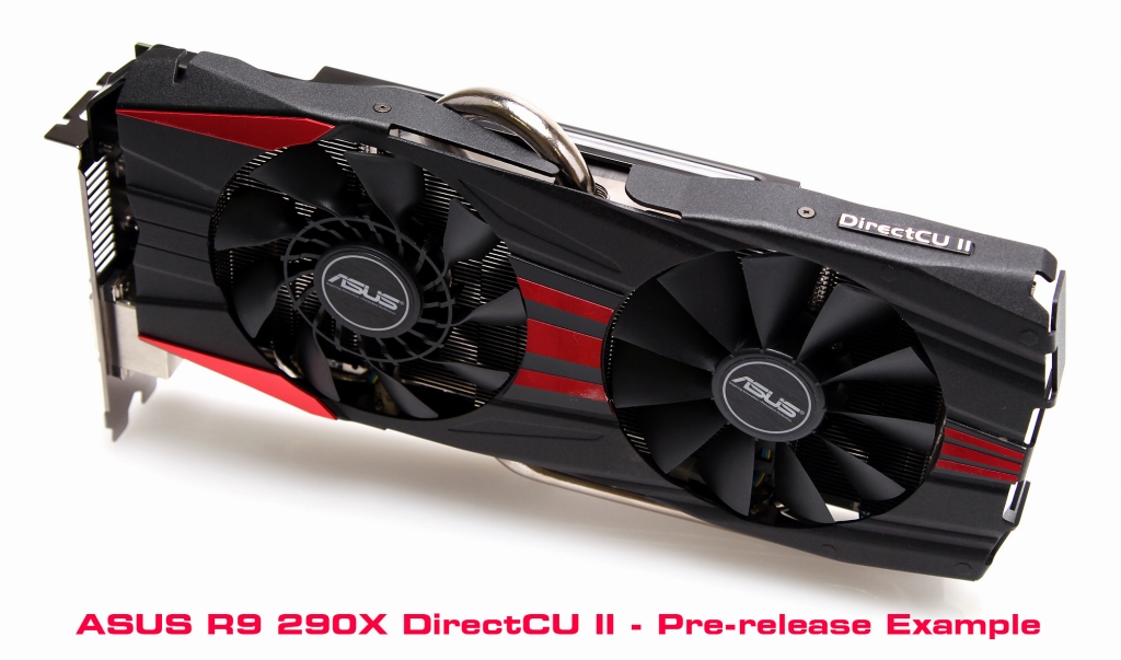 ASUSTeK、DirectCU IIクーラー標準のRadeon R9 290X「R9 290X DirectCU II」プレビュー版を発表