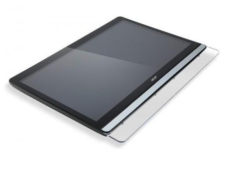 Acer、“ベタ置き”できる21.5インチマルチタッチ液晶ディスプレイ「UT220HQL」リリース